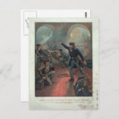 Carte Postale Subvention à la capture de la ville de Mexico Leut (Devant / Derrière)