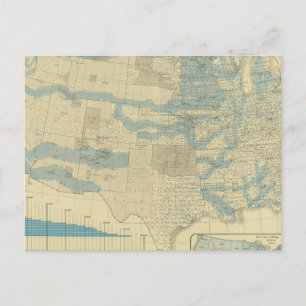 Carte Postale Subventions foncières et chemins de fer