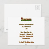 Carte Postale Succès (Devant / Derrière)