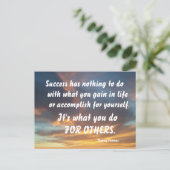 CARTE POSTALE SUCCESS-DANNY THOMAS (Debout devant)