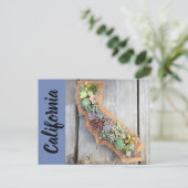 Carte postale Succulente Californie (Debout devant)