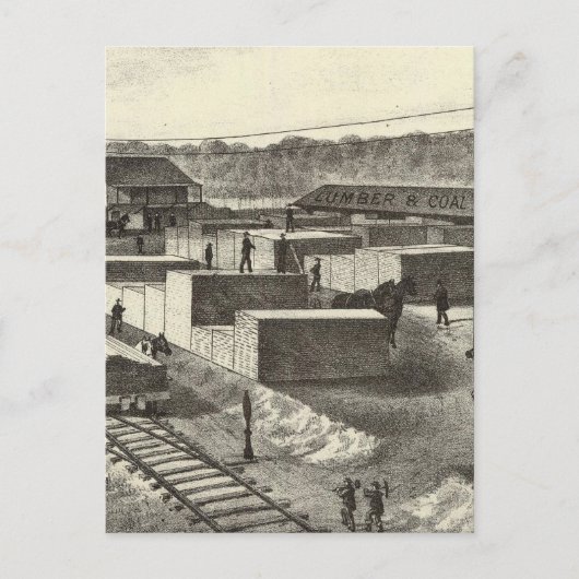 Carte Postale Succursale, Princeton Lumber & Improvement Co (Devant)