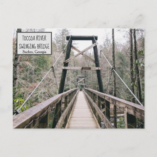 Carte Postale Suches, Géorgie Merveilleux GA Toccoa (Devant)