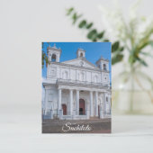 Carte Postale Suchitoto, la cathédrale du Salvador (Debout devant)