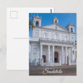 Carte Postale Suchitoto, la cathédrale du Salvador (Devant / Derrière)