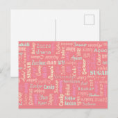 Carte Postale Sucre (Devant / Derrière)