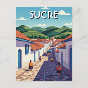Carte Postale Sucre Bolivia Voyage