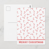 Carte Postale Sucre de canne personnalisé Noël (Devant / Derrière)