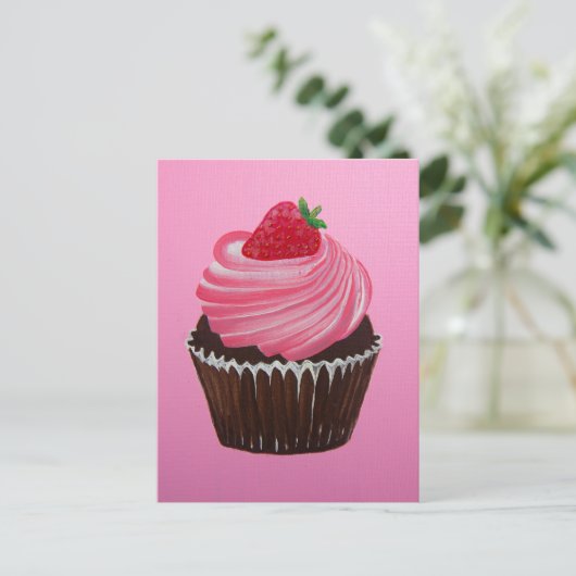 Carte Postale Sucre de fraise  (Debout devant)