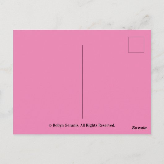 Carte Postale Sucre de fraise  (Dos)