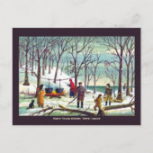 Carte Postale Sucre de sirop d'érable du Haut-Canada (Devant)