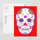 Carte Postale sucre skullz : 1 (Devant / Derrière)