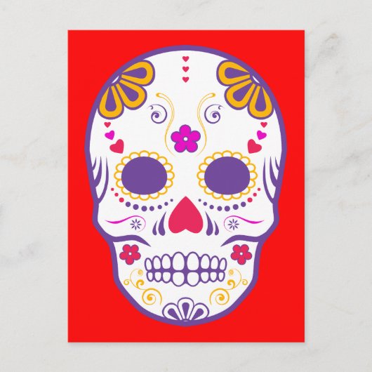 Carte Postale sucre skullz : 1 (Devant)