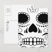 Carte Postale sucre skullz : 1 (Devant / Derrière)