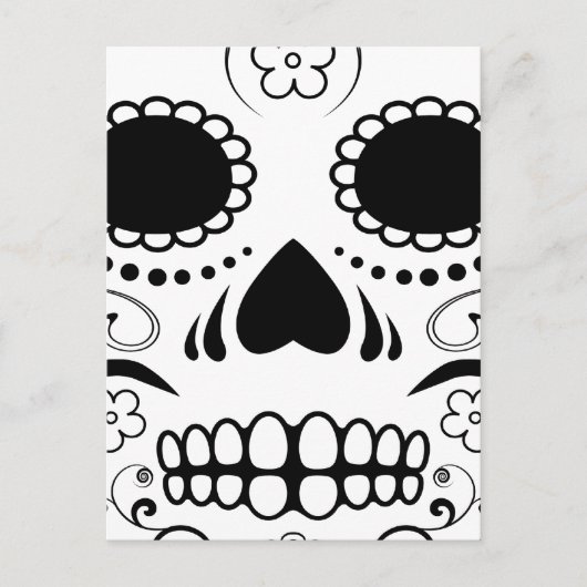 Carte Postale sucre skullz : 1 (Devant)