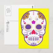Carte Postale sucre skullz : 1 (Devant / Derrière)