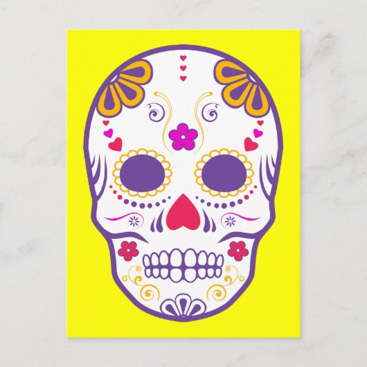 Carte Postale sucre skullz : 1 (Devant)