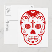Carte Postale sucre skullz : 2 (Devant / Derrière)