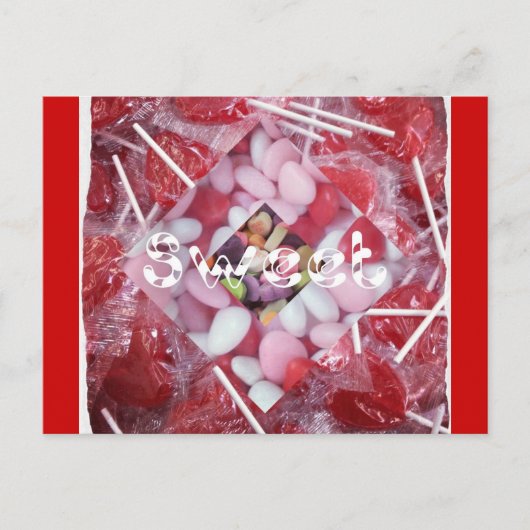 Carte postale sucrée (Devant)