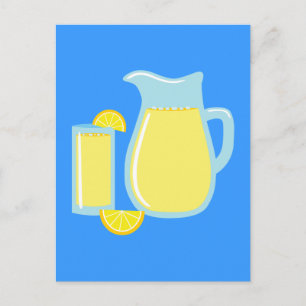 Carte Postale Sucrée Lemonade