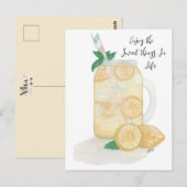 Carte Postale Sucrée Lemonade (Devant / Derrière)