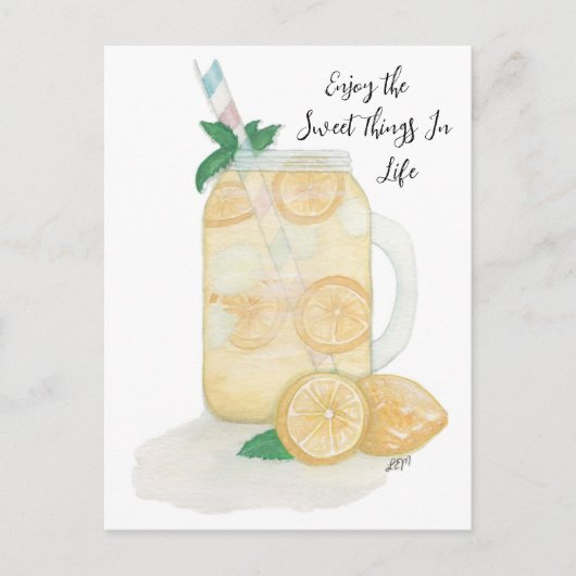 Carte Postale Sucrée Lemonade (Devant)