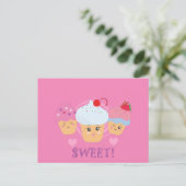 Carte Postale Sucres - Cupcakes ! (Debout devant)