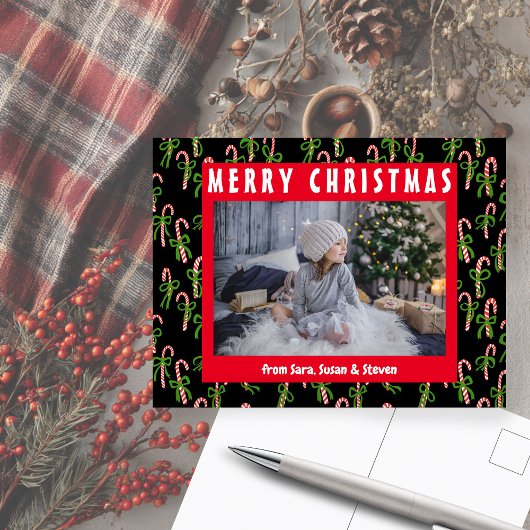 Carte Postale Sucres de canne de Noël de Noël de Noël de Noël de