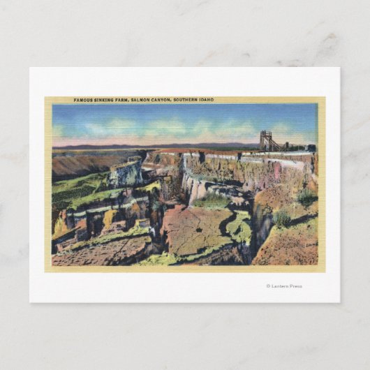 Carte Postale Sud de l'Idaho - Célèbre ferme en Saumon (Devant)