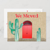 Carte Postale Sud-Ouest Nous Avons Déménagé Portes Faire-part Ca (Devant / Derrière)