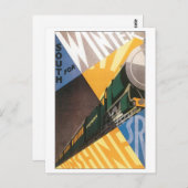 Carte Postale Sud pour l'hiver (Devant / Derrière)