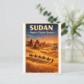 Carte Postale SUDAN – Kingdom of Forgotten Pyramids (Debout devant)