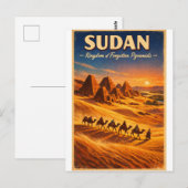Carte Postale SUDAN – Kingdom of Forgotten Pyramids (Devant / Derrière)