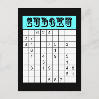 Carte postale Sudoku