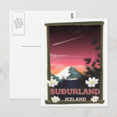 Carte Postale Suðurland Islande (Devant / Derrière)