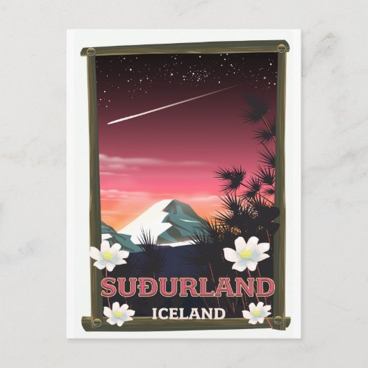 Carte Postale Suðurland Islande (Devant)