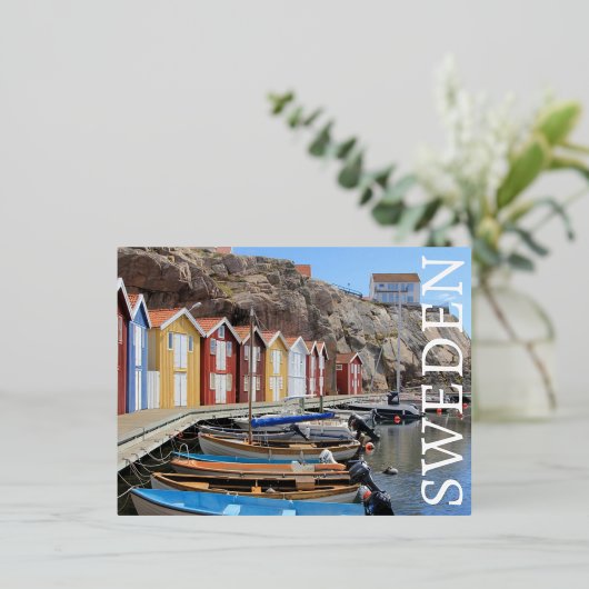 Carte postale Suède (Debout devant)