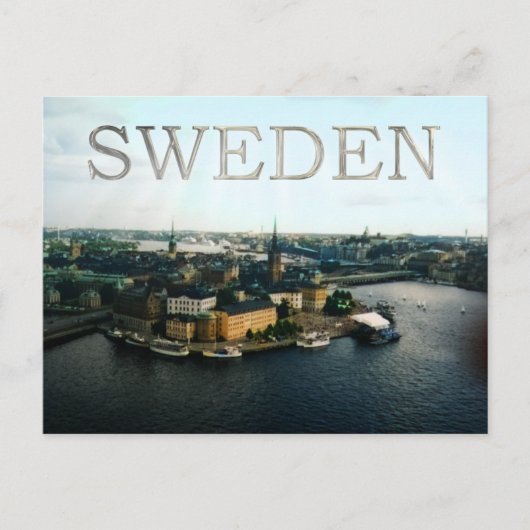 Carte Postale Suède (Devant)