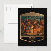 Carte Postale Suède (Devant / Derrière)