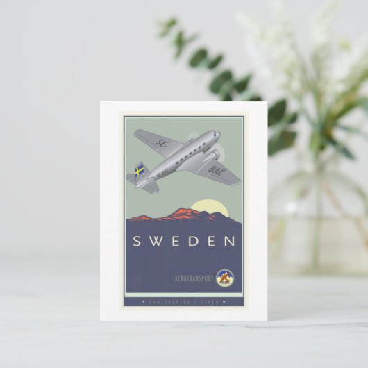 Carte Postale Suède (Debout devant)