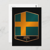 Carte Postale Suède (Devant / Derrière)