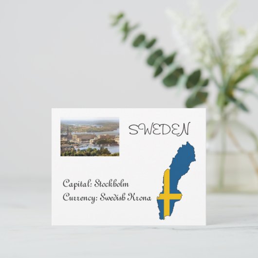Carte Postale Suède (Debout devant)