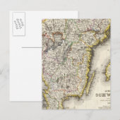 Carte Postale Suède (Devant / Derrière)