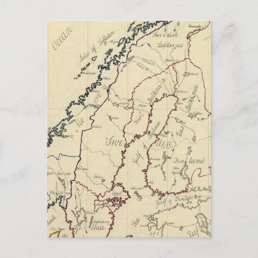 Carte Postale Suède, Danemark, Norvège 2 (Devant)