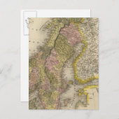 Carte Postale Suède et Norvège (Devant / Derrière)