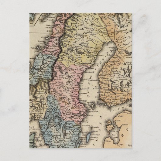 Carte Postale Suède et Norvège 3 (Devant)