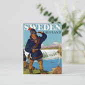 Carte Postale Suède ~ Lappland (Debout devant)