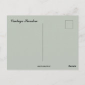 Carte Postale Suède vintage (Dos)