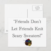 Carte Postale Sueurs effrayants ! (Devant / Derrière)