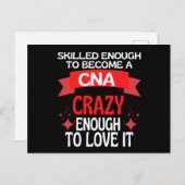 Carte Postale Suffisamment Compétent Pour Devenir Infirmière De  (Devant / Derrière)